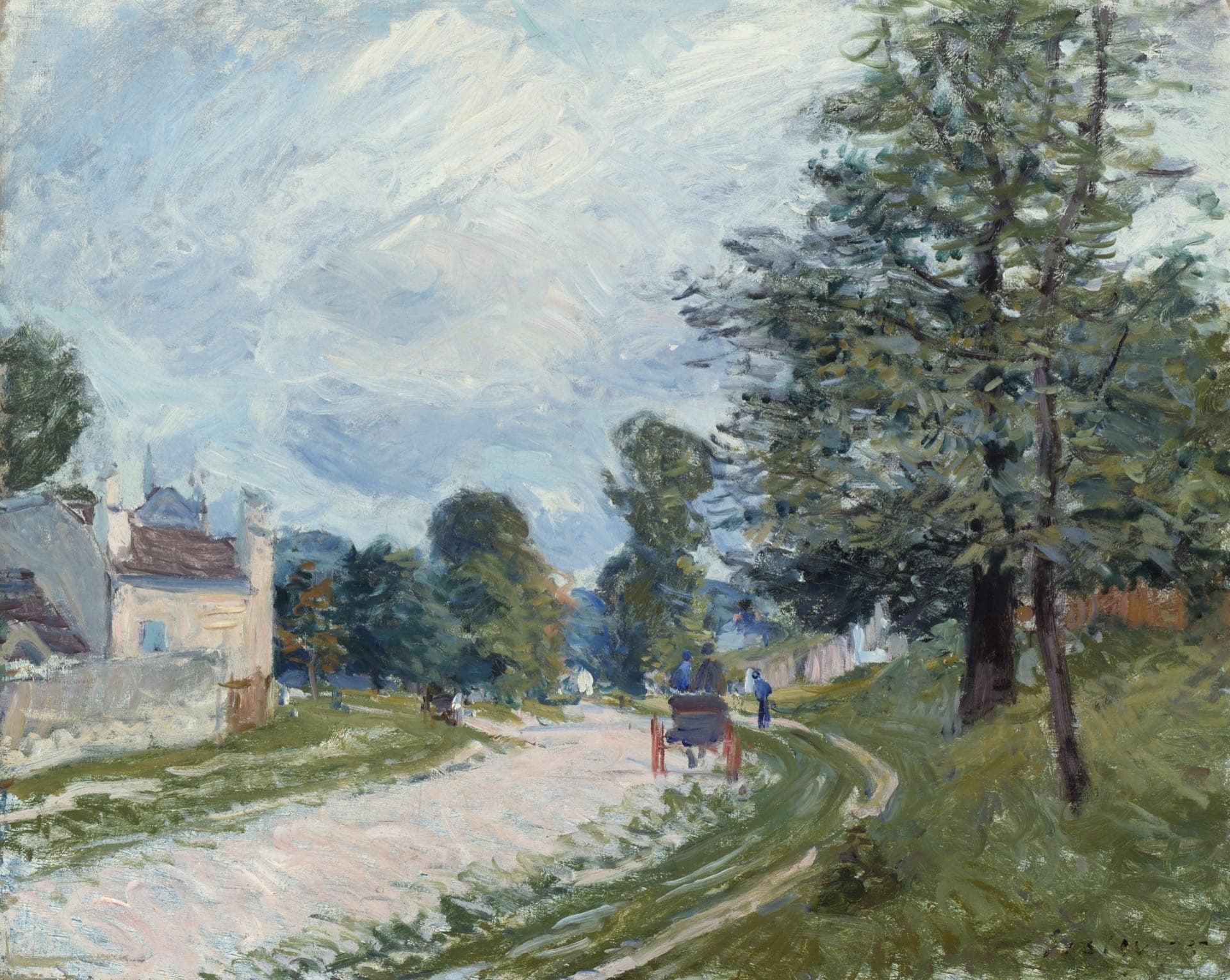A Turn In The Road Albert Sisley