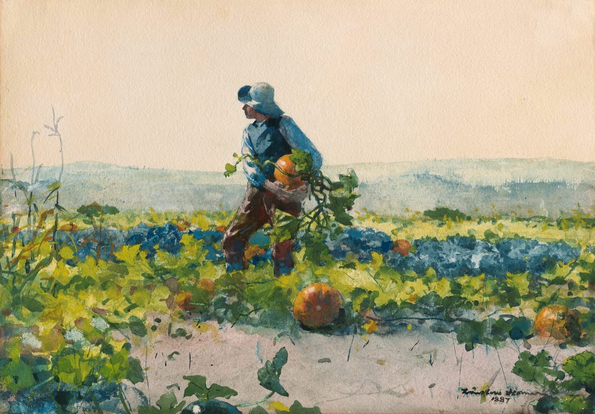 For To Be A Farmer’s Boy Winslow Homer