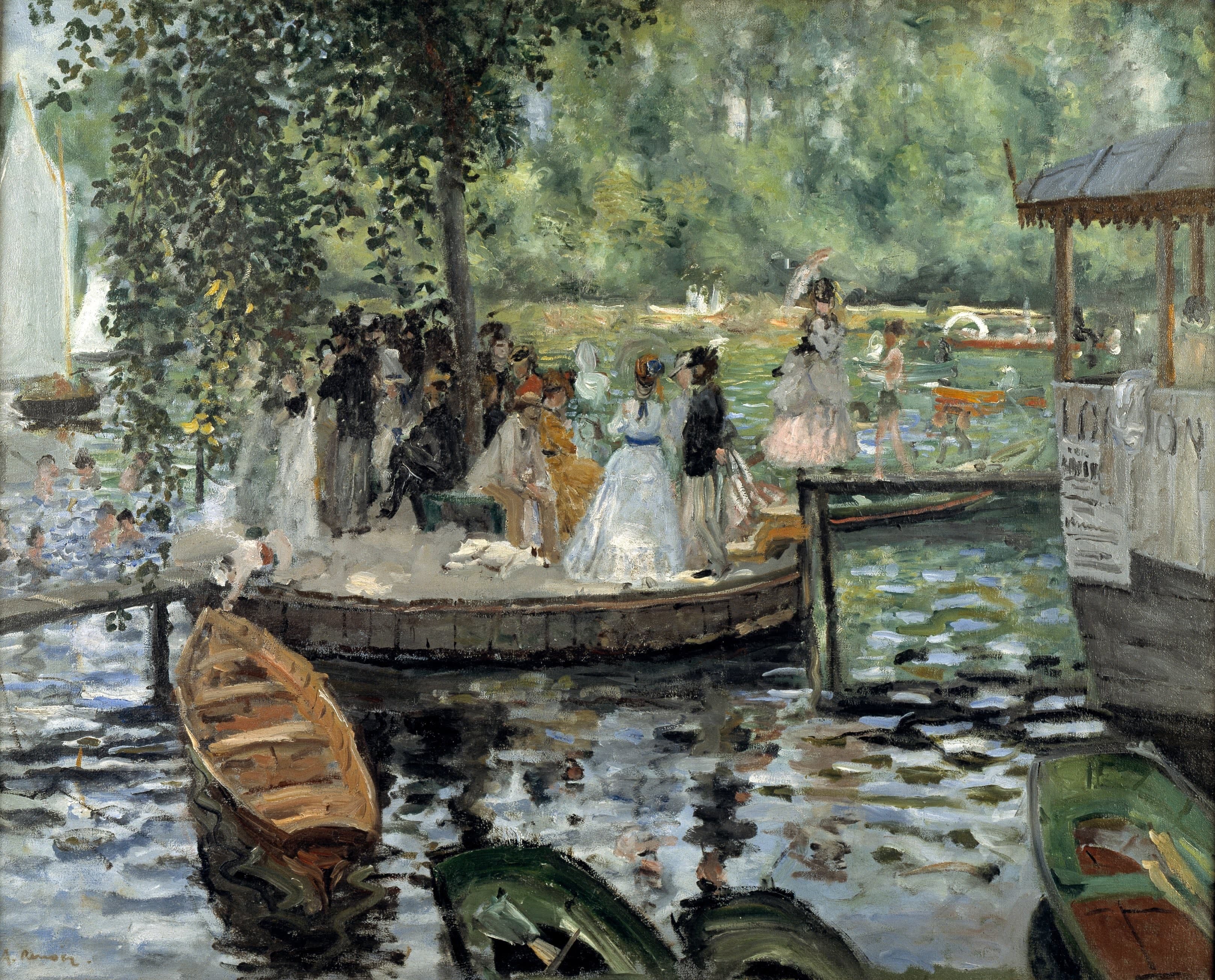La Grenouillere Pierre Auguste Renoir