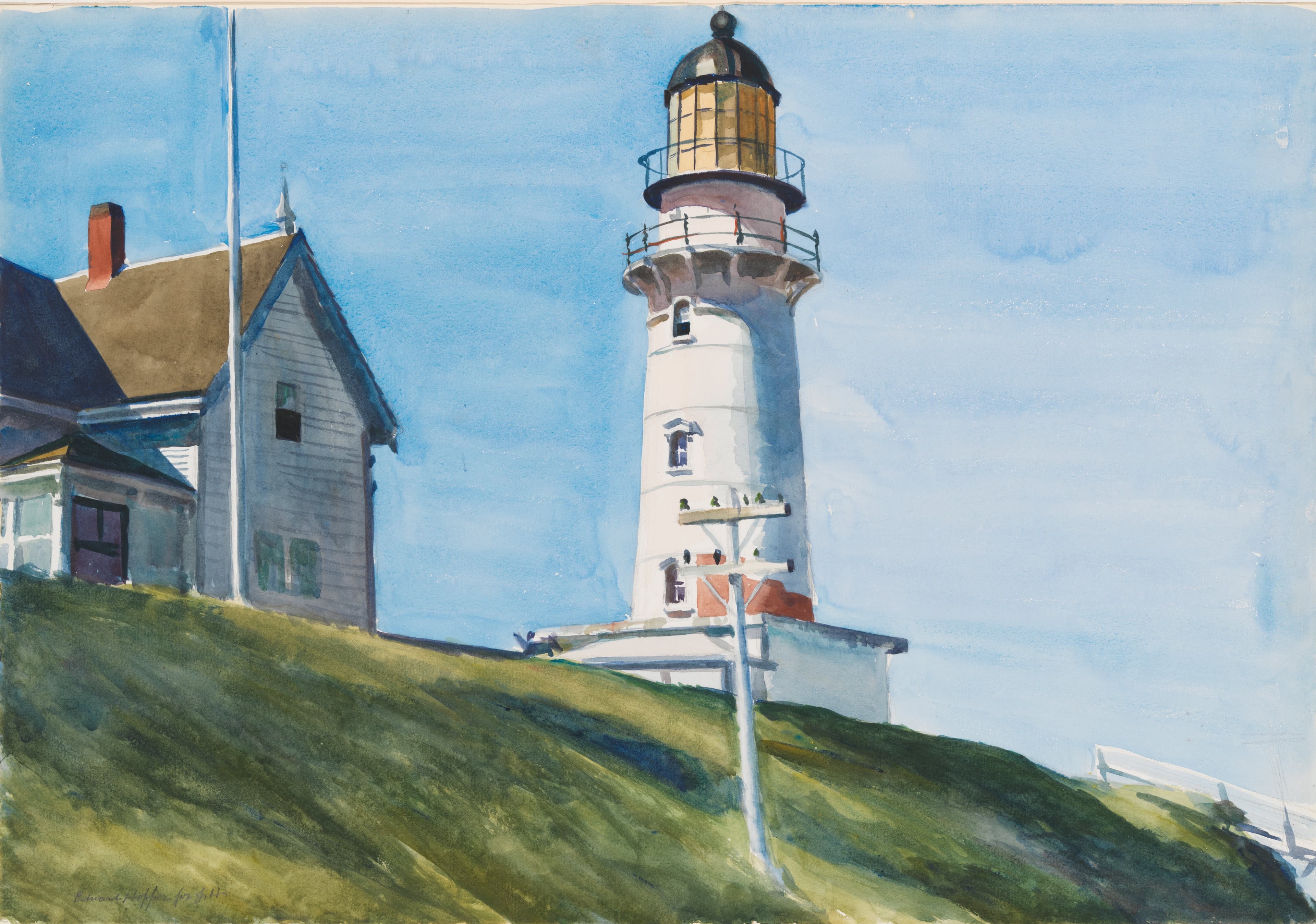 Light At Two Lights Edward Hopper