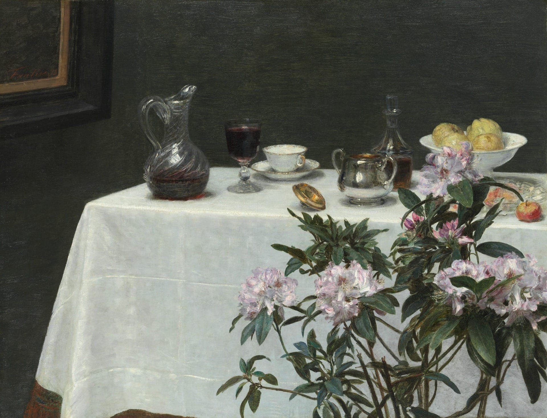 Still Life Corner Of A Table Henri Fantin Latour