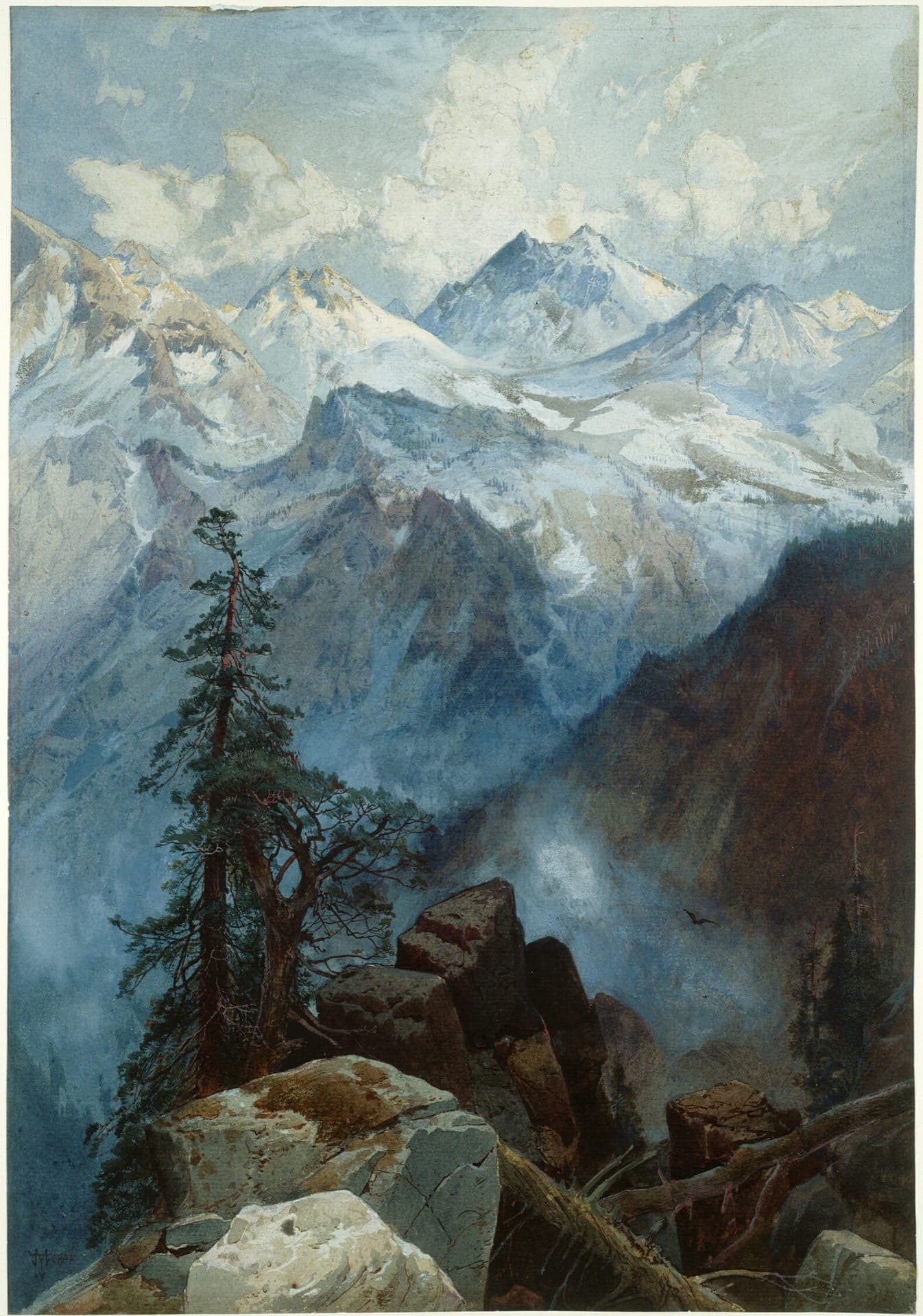Summit Of The Sierras Thomas Moran 1872