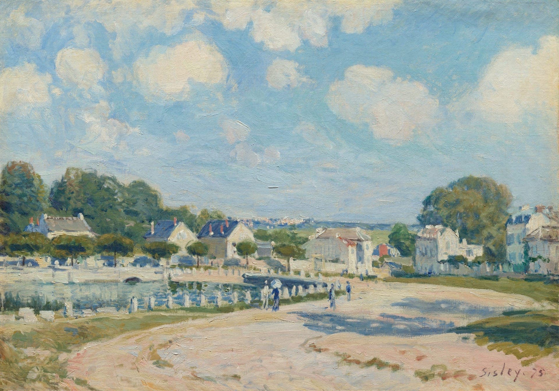 Watering Place At Marly Albert Sisley